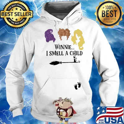 Witch winnie i smell a child cat s Hoodie