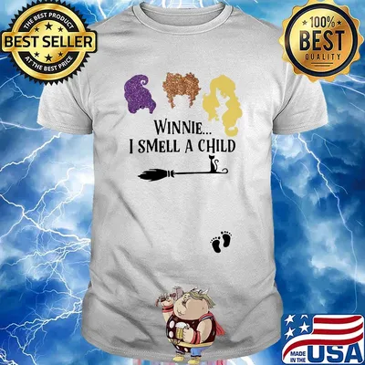 Witch winnie i smell a child cat shirt