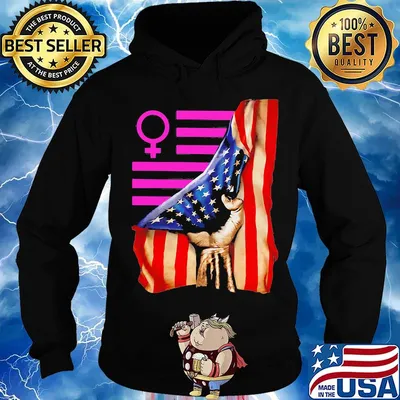 Woman american flag independence day s Hoodie