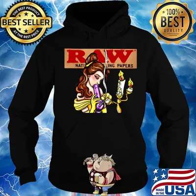 Woman smoking raw natural papers s Hoodie