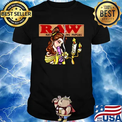 Woman smoking raw natural papers shirt
