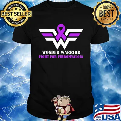 Wonder warrior fight for fibromyalgia shirt