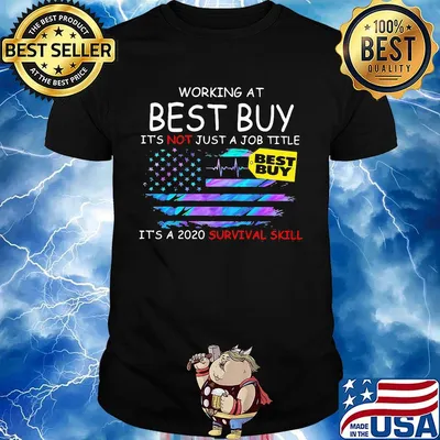 Working at best guy it's not just a job title it's a 2020 survival skill american flag independence day shirt
