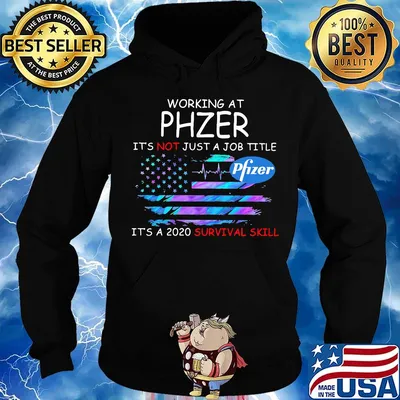 Working at phzer it's not just a job title it's a 2020 survival skill american flag independence day s Hoodie