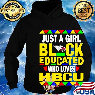York university cricket just a girl black educated who loves hbcu s Hoodie