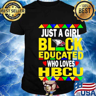 York university cricket just a girl black educated who loves hbcu shirt