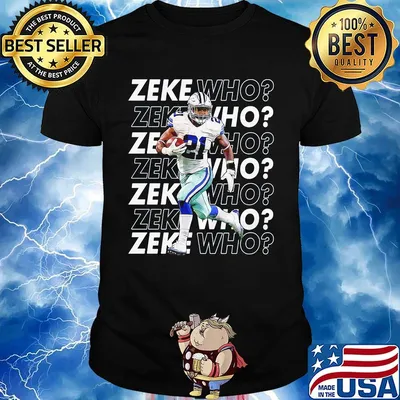 Zeke who dallas cowboys football shirt
