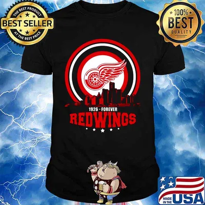 1926 forever detroit red wings logo stars shirt
