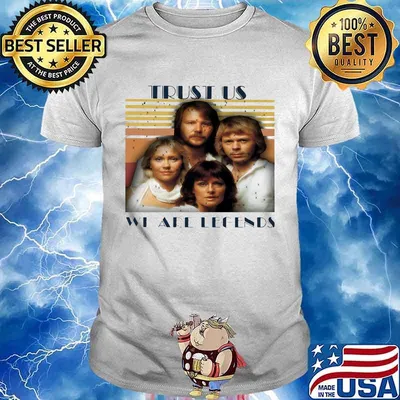 Abba the definitive trust us we are legends vintage retro shirt