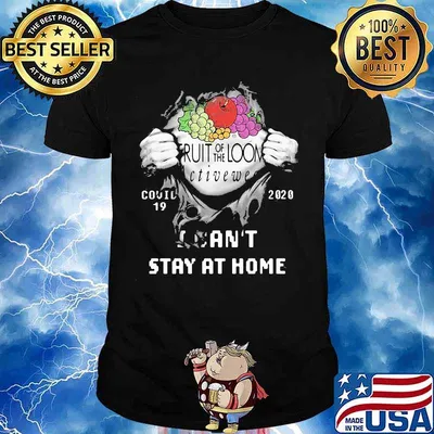 Blood inside fruit of the loom activewear covid-19 2020 i can't stay at home shirt