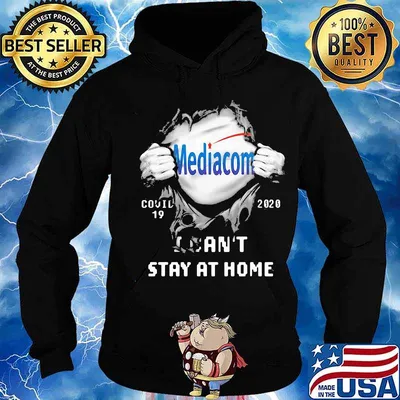 Blood inside mediacom covid-19 2020 i can't stay at home s Hoodie
