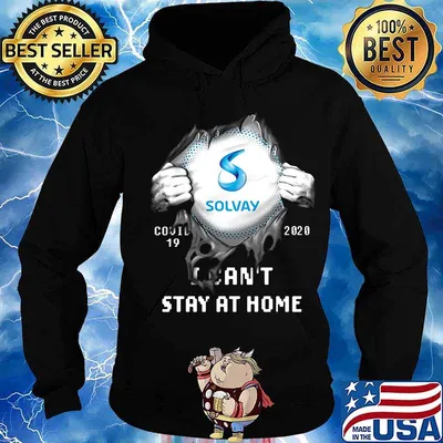Blood insides solvay covid-19 2020 i can't stay at home s Hoodie