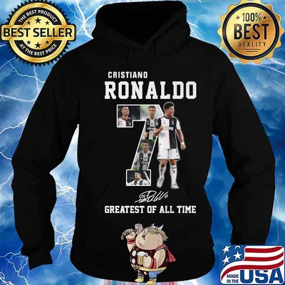 Cristiano ronaldo 7 greatest of all time signature s Hoodie