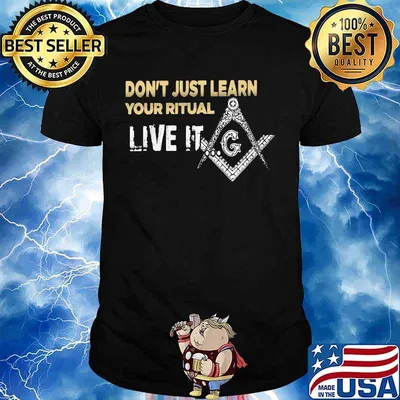 Don't just learn your ritual live it shirt