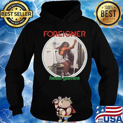 Foreigner band head games s Hoodie