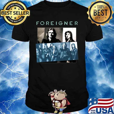 Foreigner band members pictures shirt