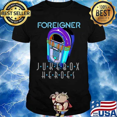 Foreigner juke box heroes shirt