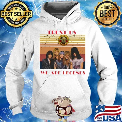 Guns n roses trust us we are legends vintage retro s Hoodie