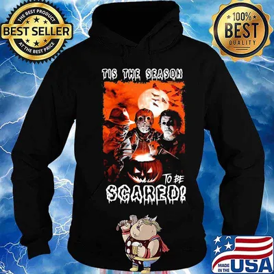 Halloween horror characters tis the season to be scared s Hoodie