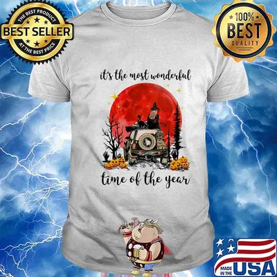 Halloween it's the most wonderful time of the year pumpkins sunset shirt
