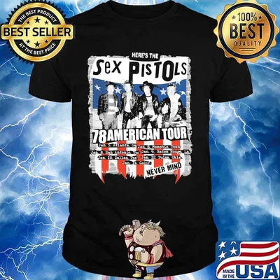 Here's the sex pistols 78 american tour nevermind shirt