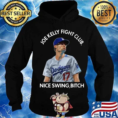 Joe kelly fight club nice swing bitch baseball s Hoodie