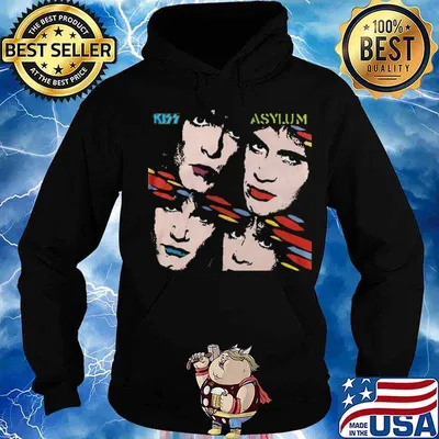 Kiss band members asylum s Hoodie
