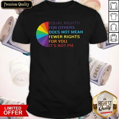 LGBT Equal Rights For Others Does Not Mean Fewer Rights For You Its Not You Shirt