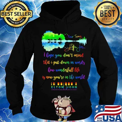 Lgbt i hope you don't mind that i put down in words how wonderful life is now you're in the world elton john s Hoodie