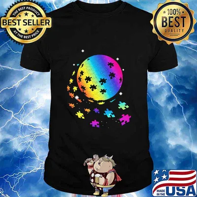 Lgbt the earth autism shirt