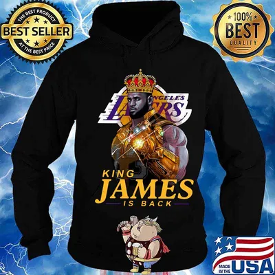 Los angeles lakers king james is back s Hoodie