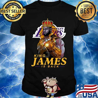 Los angeles lakers king james is back shirt