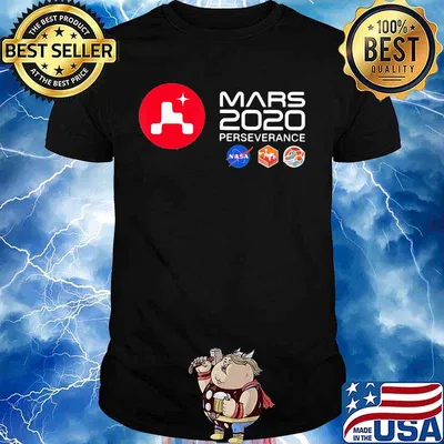 Mars 2020 perseverance logo shirt