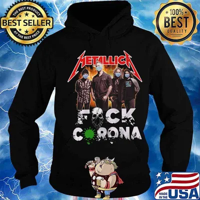 Metallica mask fuck coronavirus s Hoodie