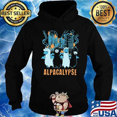 Official llama alpacalypse fires s Hoodie
