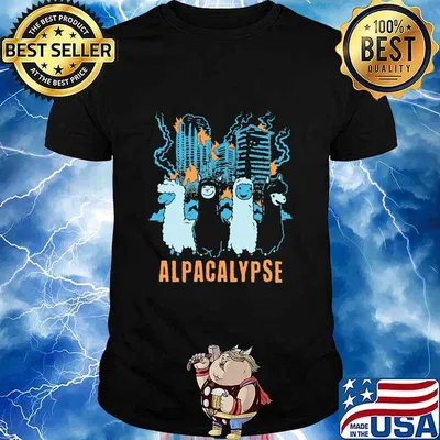 Official llama alpacalypse fires shirt