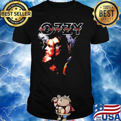 Ozzy band members signatures shirt