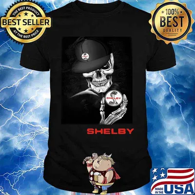 Skeleton skull shelby logo shirt