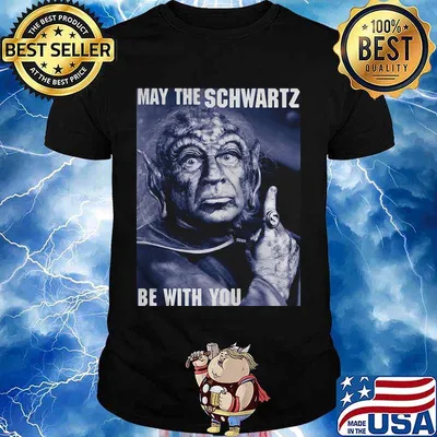 Star wars master yoda may the schwartz be with you shirt