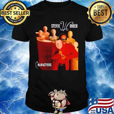 Stevie wonder characters album shirt