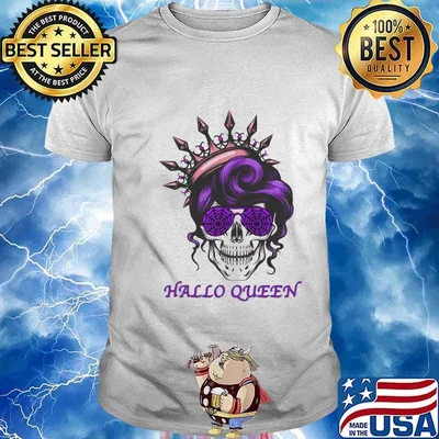 Sugar skull hallo queen shirt