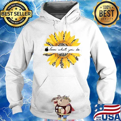 Sunflower leopard love what you do apple s Hoodie