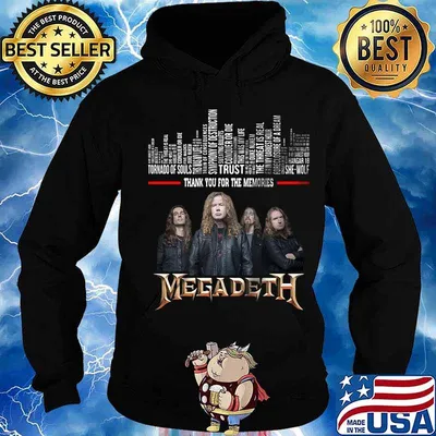 Thank you for the memories megadeth s Hoodie