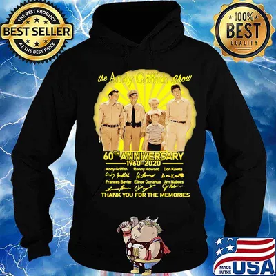 The andy griffith show 60th anniversary 1960 2020 thank you for the memories signatures s Hoodie