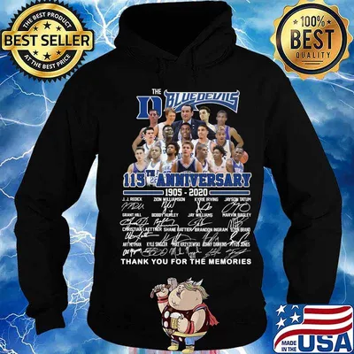 The blue devis 115th anniversary 1905 2020 thank you for the memories signatures s Hoodie