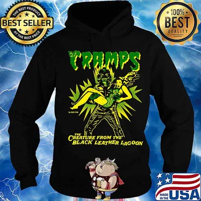 The cramps band the creature from the black leather lagoon s Hoodie