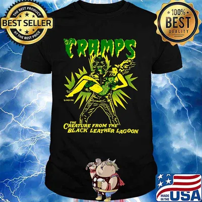 The cramps band the creature from the black leather lagoon shirt