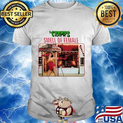 The cramps smell of female album cover shirt