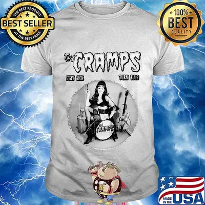 The cramps stay sick turn blue shirt