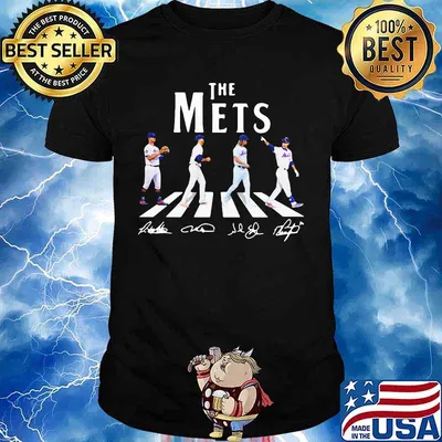 The mets abbey road signatures shirt